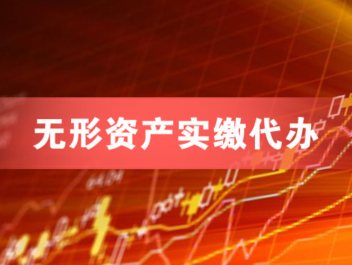 新乡无形资产实缴资本代办
